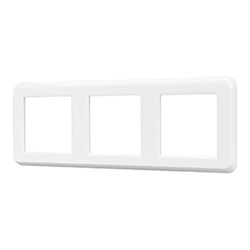 Рамка пластиковая FRM-VERSA-PL-3-WH (Arlight, -) 043782 - фото 123831