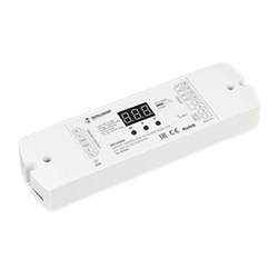 INTELLIGENT ARLIGHT Декодер SMART-DMX512-204-62-RGBW-RDM-SUF (12-48V, 4x350-1200mA) (IARL, IP20 Пластик, 5 лет) 037441 - фото 123882
