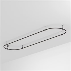 Трек ART-APRIORI-OVAL-ROD-200-4000x1000 (BK) (Arlight, IP20 Металл, 3 года) 048511 - фото 124083