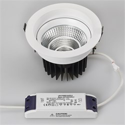 Светодиодный светильник LTD-140WH 25W White 30deg (Arlight, IP40 Металл, 3 года) 032620 - фото 124435