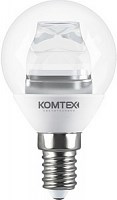 Лампа Комтех - шар LED 5вт 220в Е14 4000К (СДЛ-Ш45-5-220-840-280-Е14) -   светодиодная шар 15044840 - фото 12450