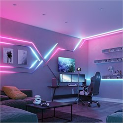 Лента герметичная SPI MOONLIGHT-BLACK-TOP-G180-D25mm 12V RGB-PX2 (21.6 W/m, IP65, 5m, wire x1) (Arlight, Вывод прямой, 3 года) 044932 - фото 124954