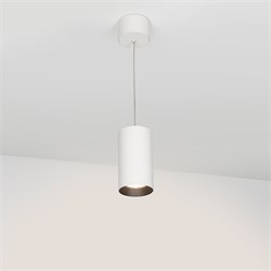 Светильник подвесной SP-POLO-R85-2-15W Warm White 40deg (White, Black Ring) (Arlight, IP20 Металл, 3 года) 022947 - фото 126770