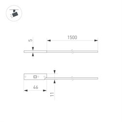 Коннектор питания MAG-MICROCOSM-CON-POWER (BK) (Arlight, IP20 Пластик) 043052 - фото 126804
