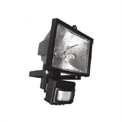 Прожектор галогенный  с датчиком FL-H500S  -под лампу 114мм- IP54 черный (S012) 603135 - фото 12734