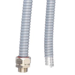 Металлорукав DN 12мм в ПВХ изоляции Dвнутр=12.0 мм Dнар= 16.0 (50м) серый 6071-012 - фото 12773