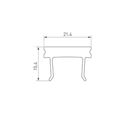 Экран HR-FACADE-2000 матовый (Arlight, Пластик) 035037 - фото 128685