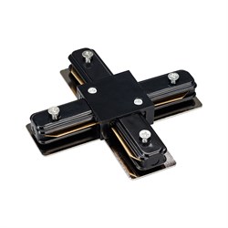 Крестовой коннектор LGD-B1P-X Black (Arlight, IP20 Пластик, 3 года) 023118 - фото 128807