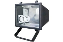 Прожектор FL- 1003A      2хE27 MAX, Черный  -   АКЦИЯ! 664014 - фото 12880