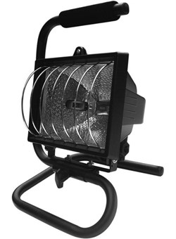 Прожектор FL- 1002B      500W MAX Черный, с ручкой -   664003 - фото 12882