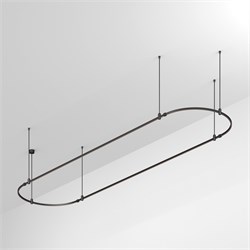 Трек ART-APRIORI-OVAL-ROD-800-4000x1000 (BK) (Arlight, IP20 Металл, 3 года) 048513 - фото 129214