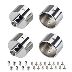 Заглушка WPH-FLEX-D22-360deg с отверстием (Arlight, Металл) 046102 - фото 129290