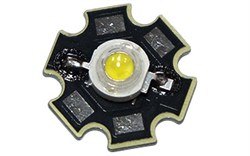 Мощный светодиод OS-STAR-1W White 10V (120mA, 6000K) (ANR, STAR type) 011817 - фото 129469