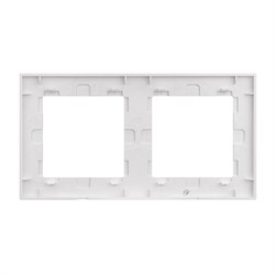 Рамка стеклянная FRM-GLARE-GS-2-WH (Arlight, -) 043796 - фото 129889