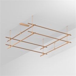 Трек ART-APRIORI-QUADRAT-2-ROD-400-2000x2000 (GD) (Arlight, IP20 Металл, 3 года) 048548 - фото 130013