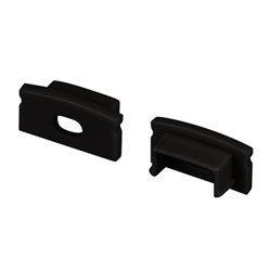 Заглушка LINE-1708 BLACK с отверстием (Arlight, Пластик) 040315 - фото 130518