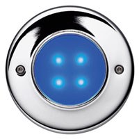 47005-73 AQUALED 4-BC SW/SIL 0.5W 10V встройка синий 4xLED хром d88x83 -свет-к 160627 - фото 13056