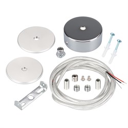 Подвес токопроводящий ARL-SL-ROUND-D70-360deg вертикальный (Arlight, провод 2x0.5) 037772 - фото 130832