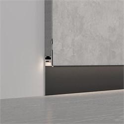 Профиль PLINTUS-FANTOM-H35-2000 BLACK (Arlight, Алюминий) 043665 - фото 130953