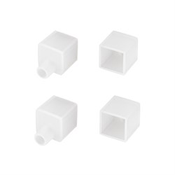 Заглушка WPH-FLEX-1414-TOP WHITE с отверстием (Arlight, Пластик) 040862 - фото 131310