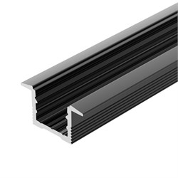 Профиль SL-SLIM-H13M-F25-2000 BLACK (Arlight, Алюминий) 037114 - фото 131465
