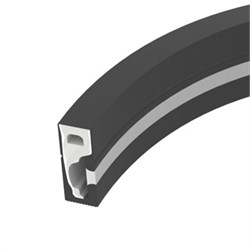 Силиконовый профиль WPH-FLEX-0616-SIDE-S9-5m FULL BLACK (Arlight, Силикон) 045842 - фото 131491