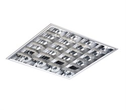 TLC418-1встраиваемый, 595х595, зеркальный растр, ЭмПРА (класс энергосбережения EEI=B2) Helvar, Phili 10423 - фото 13158