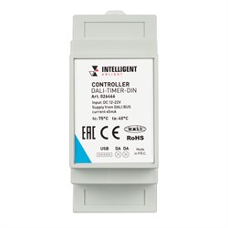 INTELLIGENT ARLIGHT Контроллер DALI-TIMER-DIN (DALI-BUS, RTC) (IARL, DIN-рейка) 026466-1 - фото 131705