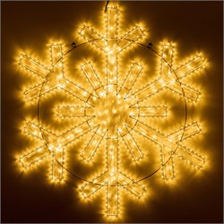 Фигура ARD-SNOWFLAKE-M11-1250x1200-604LED Warm (230V, 36.5W) (Ardecoled, IP65) 034261 - фото 131896
