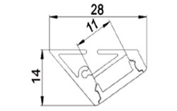 Профиль с экраном SL-CON-H28-2500 ANOD+OPAL (Arlight, -) 020476 - фото 132387