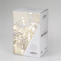 Светодиодная гирлянда ARD-NETLIGHT-CLASSIC-2000x1500-CLEAR-288LED RGB (230V, 18W) (Ardecoled, IP65) 024686 - фото 132547