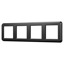 Рамка пластиковая FRM-VERSA-PL-4-BK (Arlight, -) 045188 - фото 132696