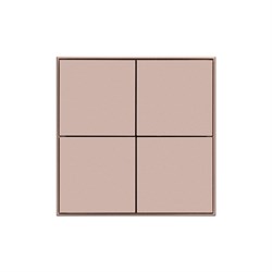 INTELLIGENT ARLIGHT Кнопочная панель KNX-304-23-IN Champagne (BUS, Frame) (IARL, IP20 Металл, 2 года) 039669 - фото 134853