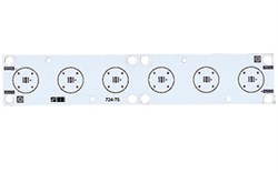 Плата 160x30-6XP CREE (6x LED, 724-75) (Turlens, -) 013789 - фото 135688
