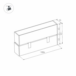 Светильник MAG-FLAT-FOLD-45-S1005-30W Warm3000 (WH, 100 deg, 24V) (Arlight, IP20 Металл, 3 года) 027001 - фото 135713