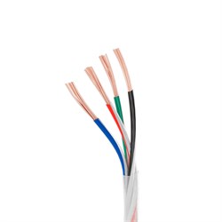 Провод питания ARL-20AWG-CLEAR-4Wire-CU-Double (4x0.75mm) (Arlight, -) 040594 - фото 136364