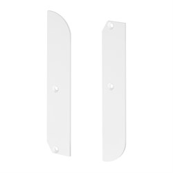 Заглушка PLINTUS-H80 WHITE (Arlight, Металл) 046159 - фото 136376