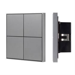 INTELLIGENT ARLIGHT Кнопочная панель KNX-304-23-IN Grey (BUS, Frame) (IARL, IP20 Металл, 2 года) 038402 - фото 136622