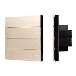 INTELLIGENT ARLIGHT Кнопочная панель SMART-DMX512-801-22-8G-8SC-DIM-IN Gold (230V, 2.4G) (IARL, IP20 Пластик, 5 лет) 039317 - фото 136625