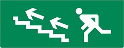 Пиктограмма "Бегущий человек стрелка вверх" для светильника Pelastus PL EM 1.0 355х145мм 607003360400013745 - фото 13692