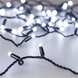 Светодиодная гирлянда ARD-STRING-CLASSIC-1000-BLACK-100LED-MILK-PULSE White (230V, 7W) (Ardecoled, IP65) 031652 - фото 138277