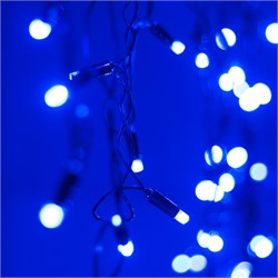 Светодиодная гирлянда ARD-EDGE-CLASSIC-2400x600-BLACK-88LED-STD BLUE (230V, 6W) (Ardecoled, IP65) 026009 - фото 138766