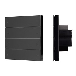INTELLIGENT ARLIGHT Кнопочная панель SMART-DMX512-801-22-8G-8SC-DIM-IN Black (230V, 2.4G) (IARL, IP20 Пластик, 5 лет) 039316