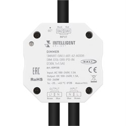 INTELLIGENT ARLIGHT Диммер SMART-DALI-601-62-ADDR-DIM-DT6-DRI-PD-IN (230V, 1x1.5A) (IARL, IP20 Пластик, 5 лет) 039135 - фото 139045