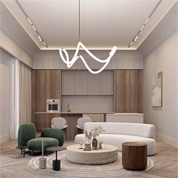 Подвес телескопический MAG-FLEX-ROD-TRACK-L2000 (BK) (Arlight, IP20 Металл, 3 года) 034073 - фото 139412