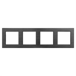 Рамка алюминиевая FRM-PRESTO-ALS-4-BK (Arlight, -) 043862 - фото 141352