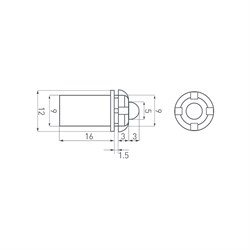 Модуль герметичный ARL-D9A-5V Blue (Arlight, Закрытый) 018293 - фото 141525