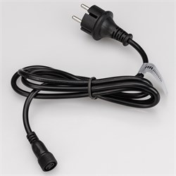 Шнур питания ARD-CLASSIC-BALL-LIVE-1.5M Black (230V, 1.6A) (Ardecoled, Закрытый) 025652 - фото 141604