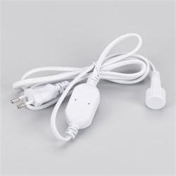 Шнур питания ARD-ICICLE-CLASSIC-1.5M White (230V, 1.6A) (Ardecoled, -) 042830 - фото 141696