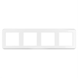 Рамка пластиковая FRM-VERSA-PL-4-WH (Arlight, -) 045187 - фото 142029